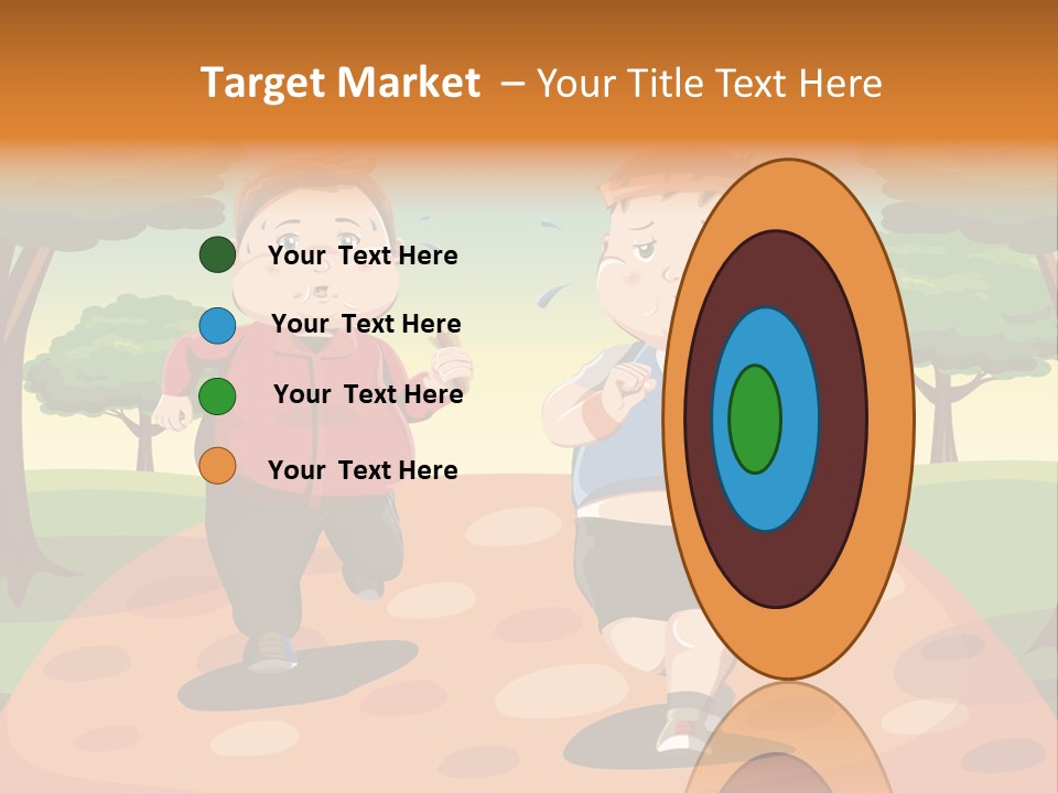 Tired Wellbeing Kids PowerPoint Template