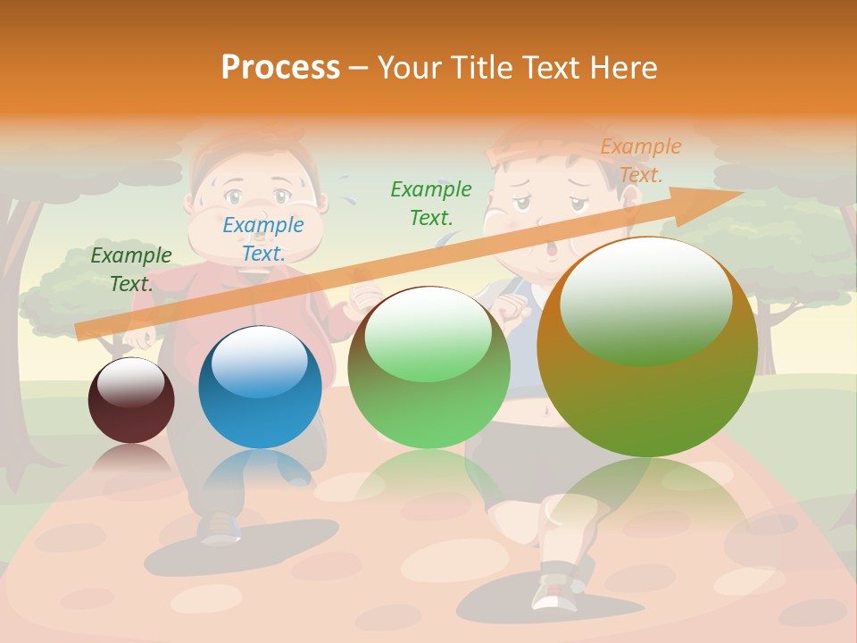 Tired Wellbeing Kids PowerPoint Template