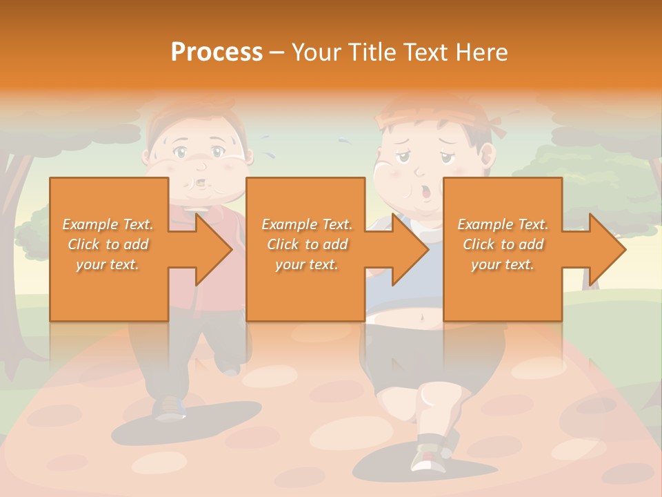 Tired Wellbeing Kids PowerPoint Template