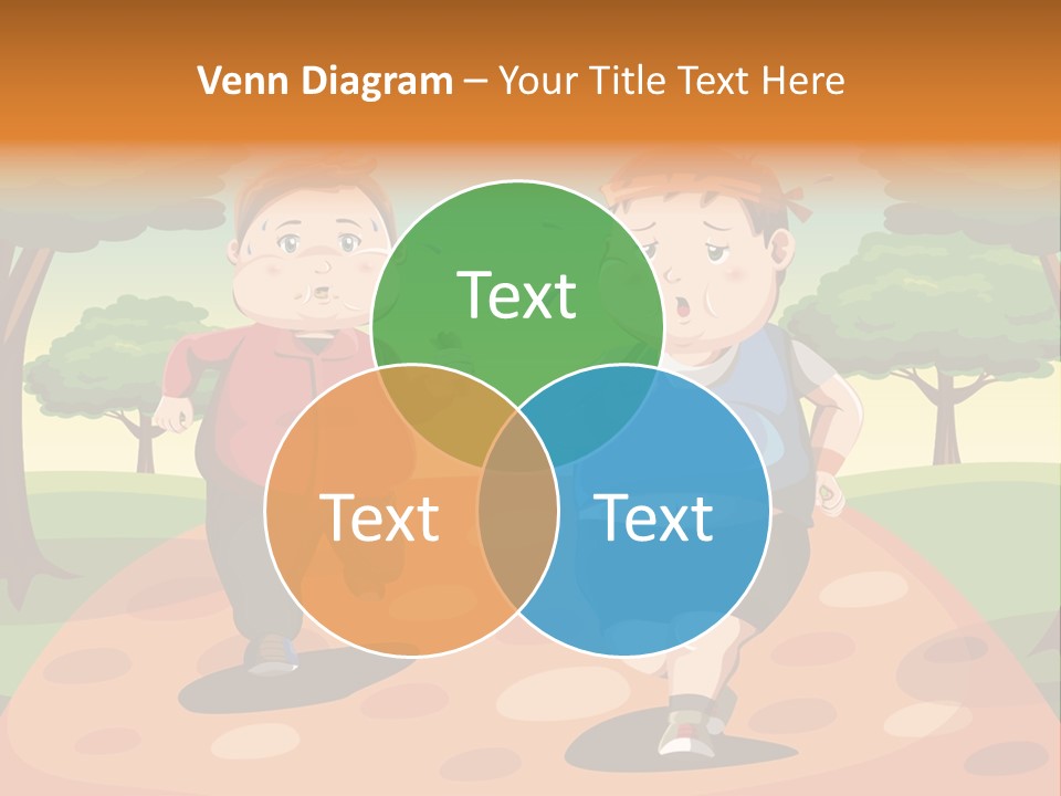 Tired Wellbeing Kids PowerPoint Template