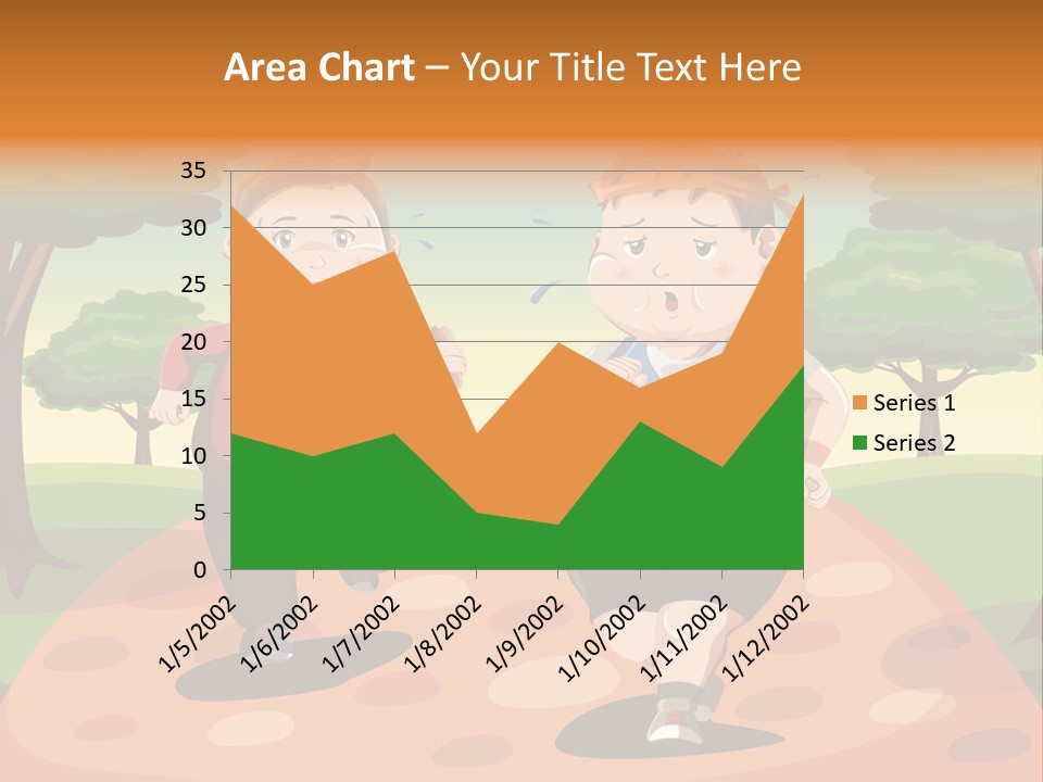 Tired Wellbeing Kids PowerPoint Template