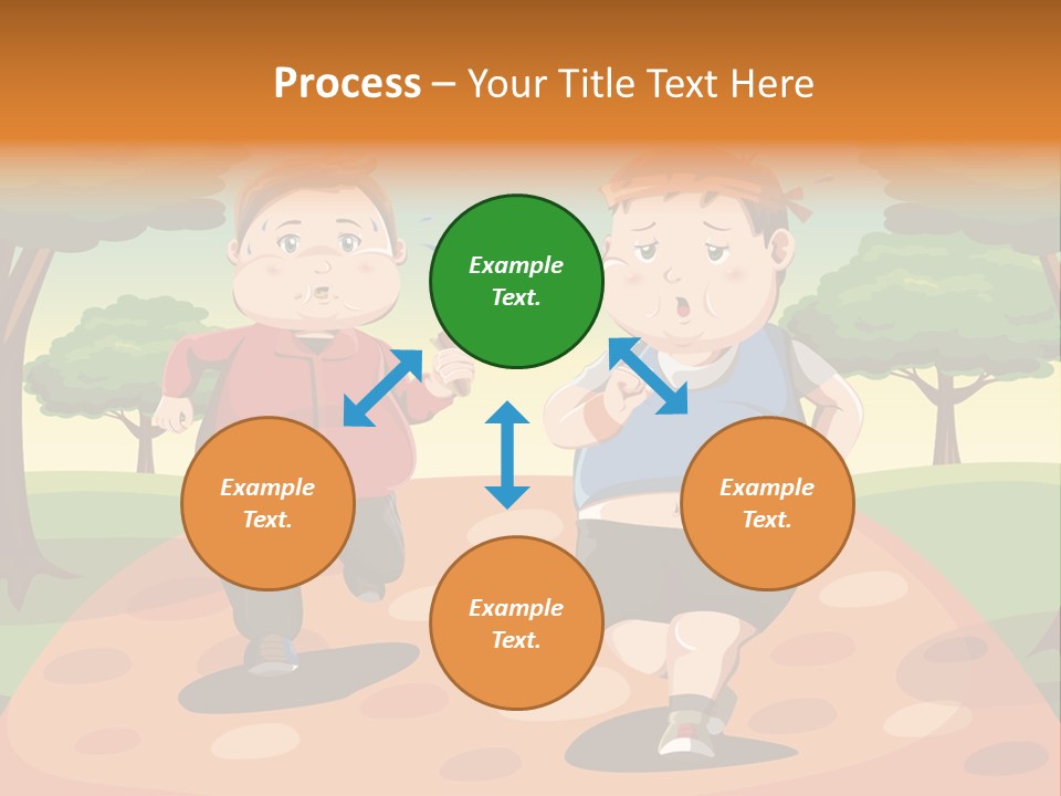 Tired Wellbeing Kids PowerPoint Template