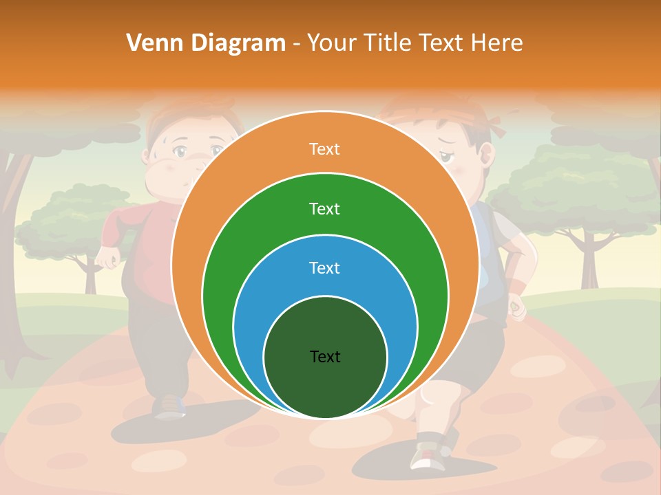 Tired Wellbeing Kids PowerPoint Template