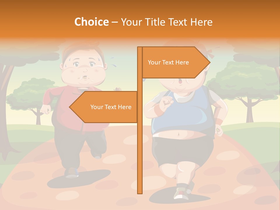 Tired Wellbeing Kids PowerPoint Template