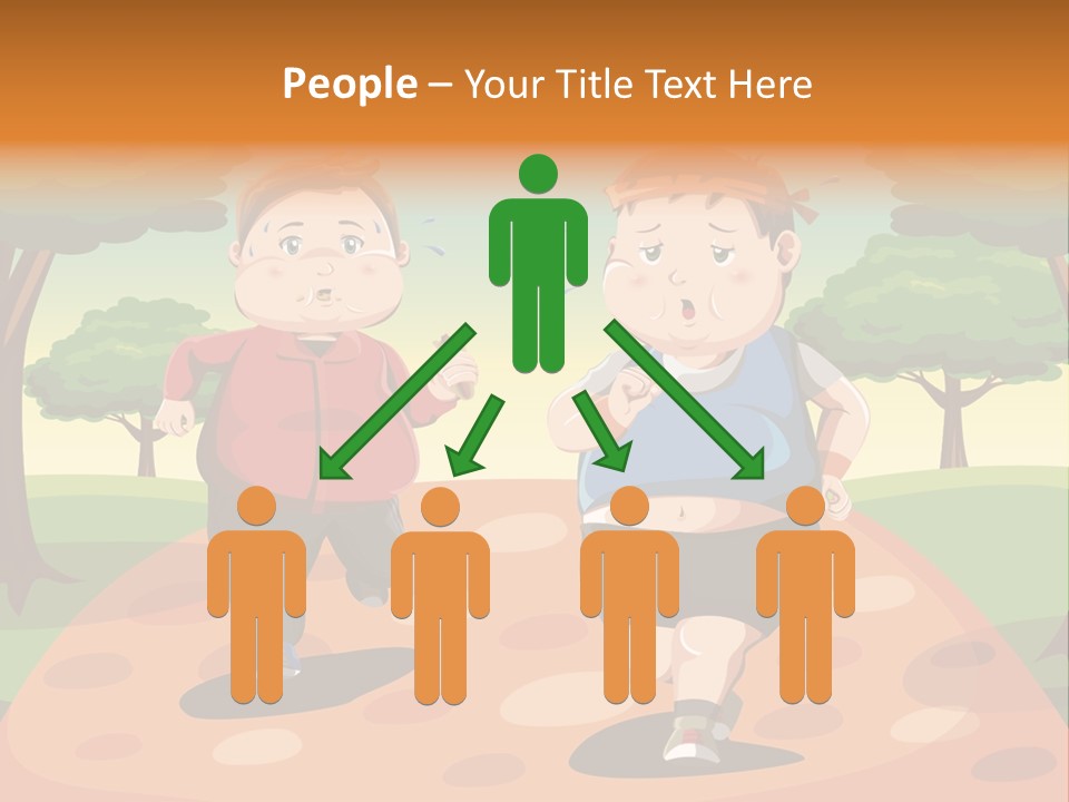 Tired Wellbeing Kids PowerPoint Template