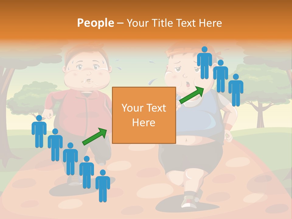 Tired Wellbeing Kids PowerPoint Template