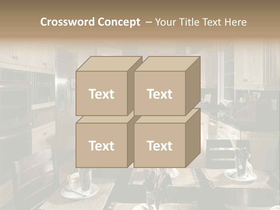 Clean Furniture Contemporary PowerPoint Template