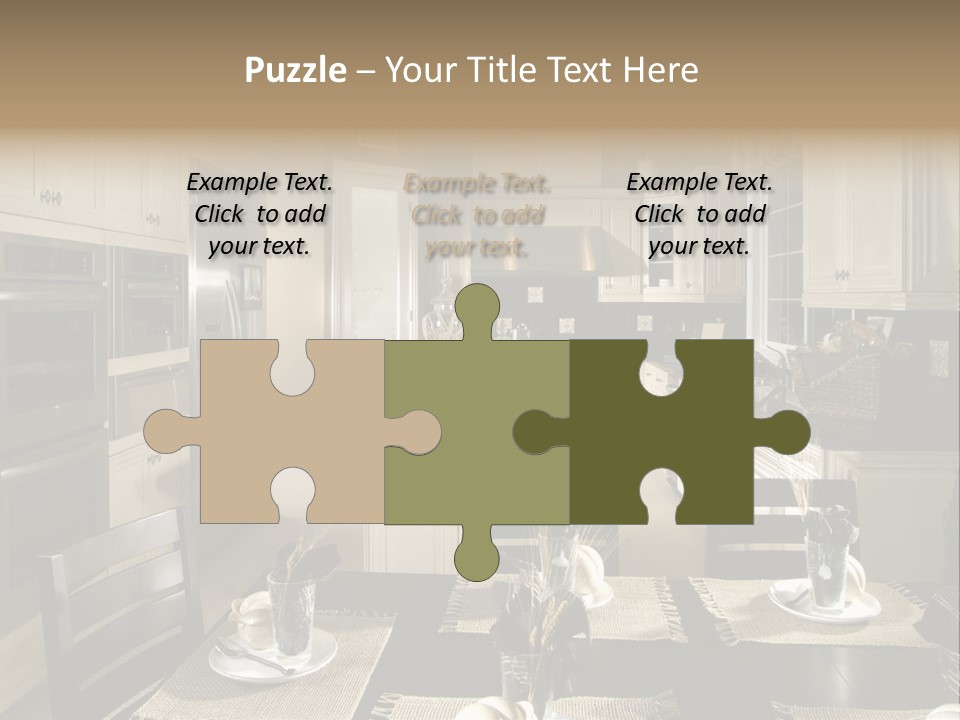 Clean Furniture Contemporary PowerPoint Template