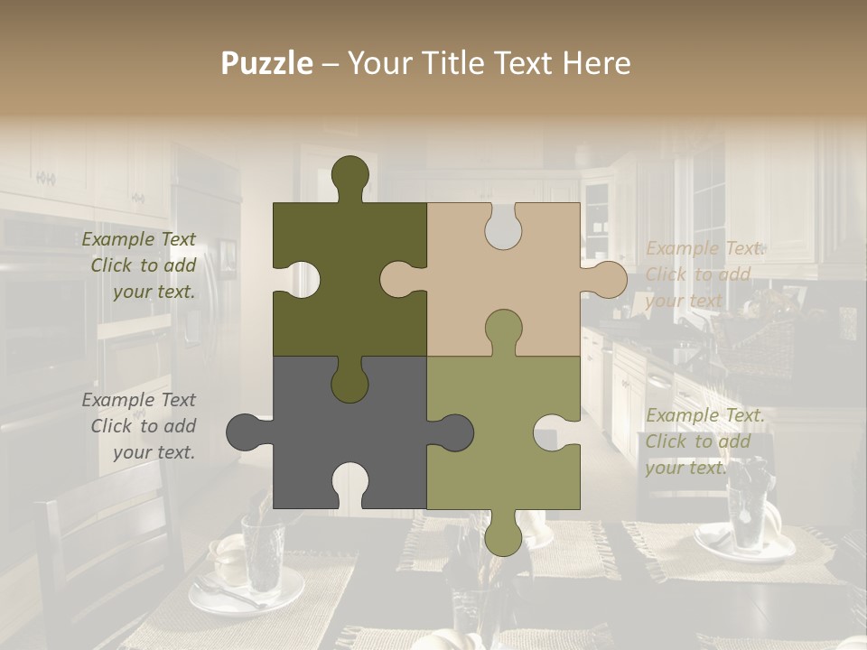 Clean Furniture Contemporary PowerPoint Template