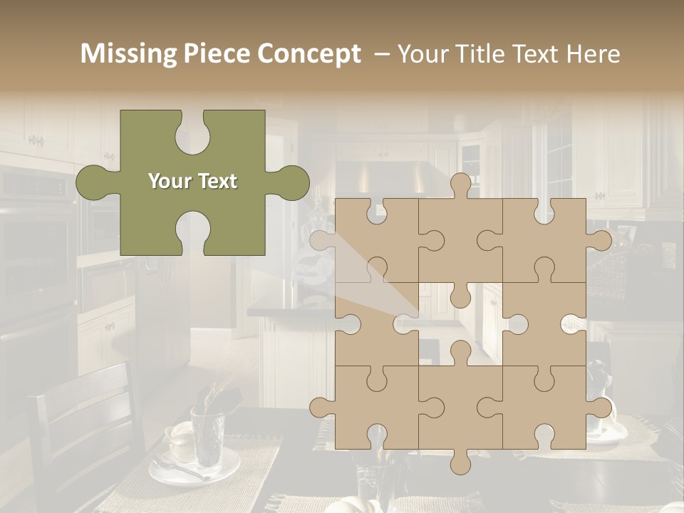 Clean Furniture Contemporary PowerPoint Template