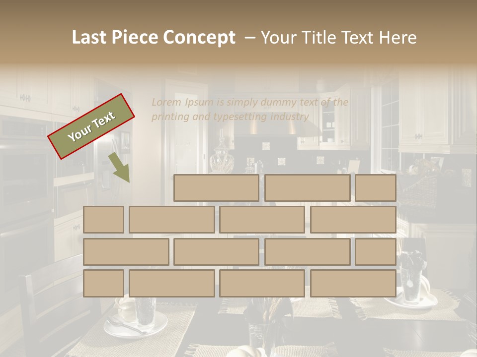 Clean Furniture Contemporary PowerPoint Template