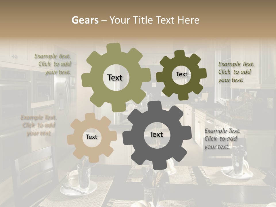 Clean Furniture Contemporary PowerPoint Template