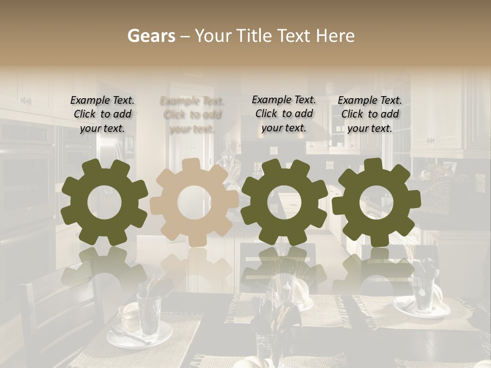 Clean Furniture Contemporary PowerPoint Template