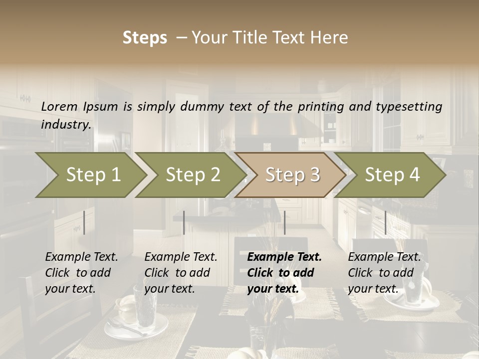 Clean Furniture Contemporary PowerPoint Template