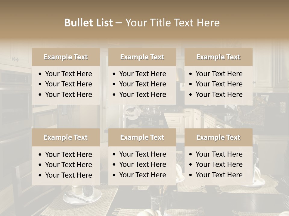 Clean Furniture Contemporary PowerPoint Template