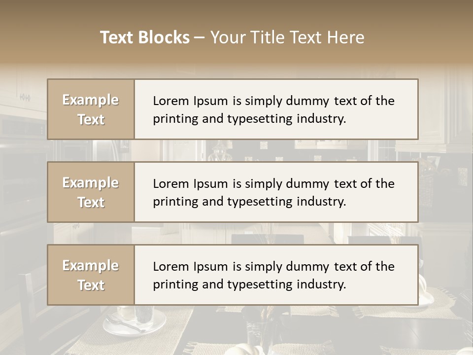 Clean Furniture Contemporary PowerPoint Template