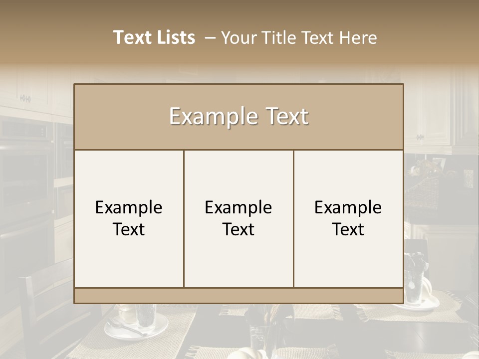 Clean Furniture Contemporary PowerPoint Template