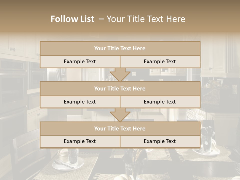 Clean Furniture Contemporary PowerPoint Template