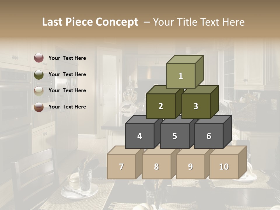Clean Furniture Contemporary PowerPoint Template