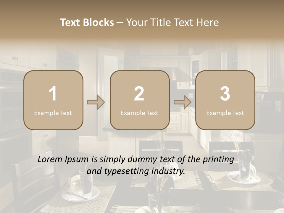 Clean Furniture Contemporary PowerPoint Template