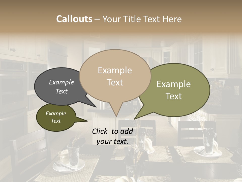 Clean Furniture Contemporary PowerPoint Template