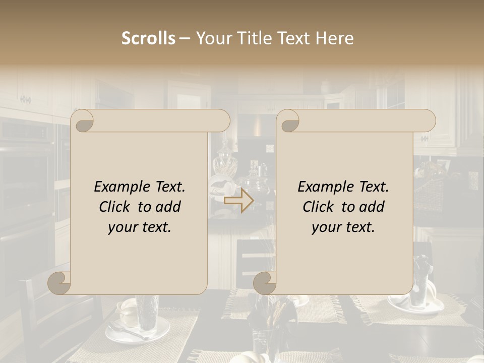 Clean Furniture Contemporary PowerPoint Template