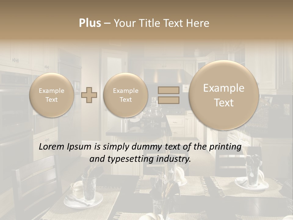 Clean Furniture Contemporary PowerPoint Template
