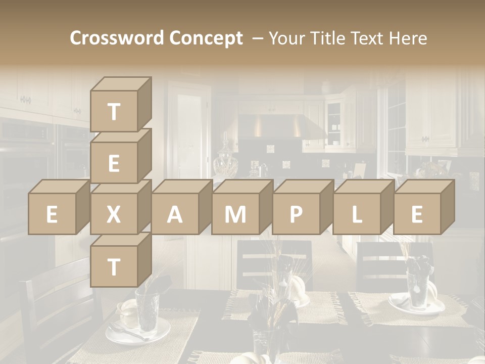 Clean Furniture Contemporary PowerPoint Template