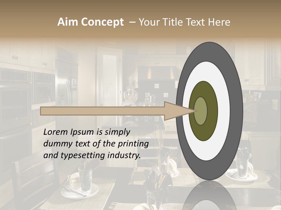 Clean Furniture Contemporary PowerPoint Template