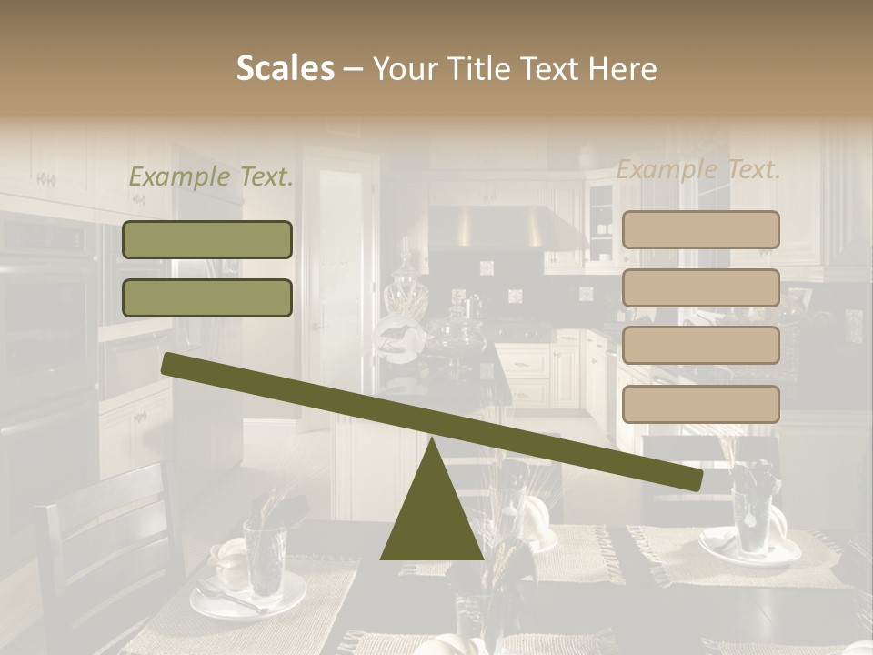Clean Furniture Contemporary PowerPoint Template