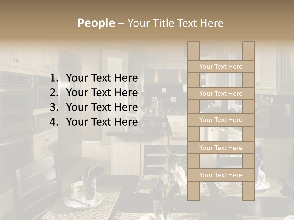 Clean Furniture Contemporary PowerPoint Template
