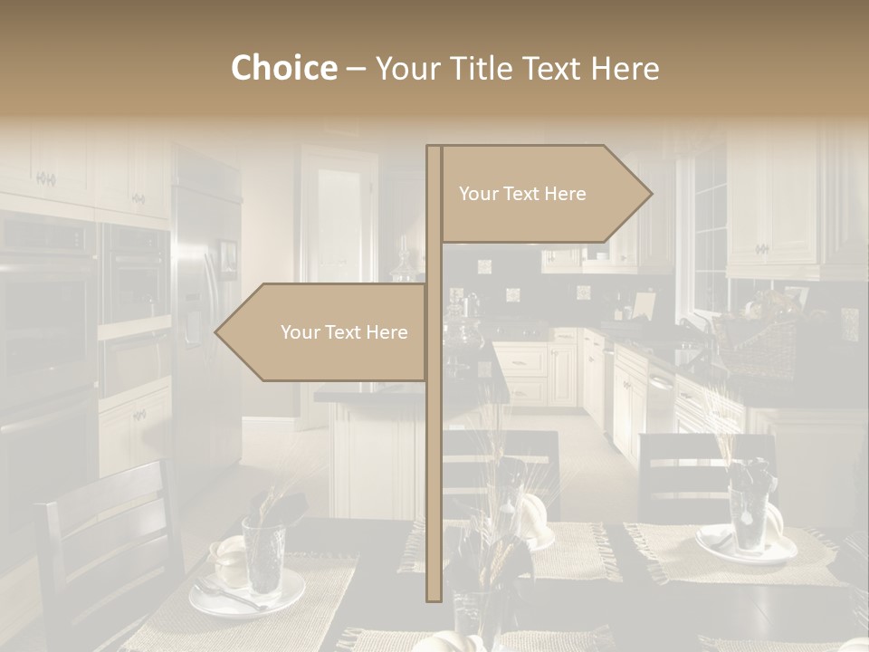 Clean Furniture Contemporary PowerPoint Template