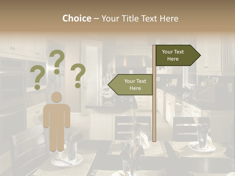 Clean Furniture Contemporary PowerPoint Template