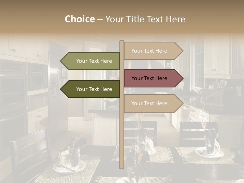 Clean Furniture Contemporary PowerPoint Template