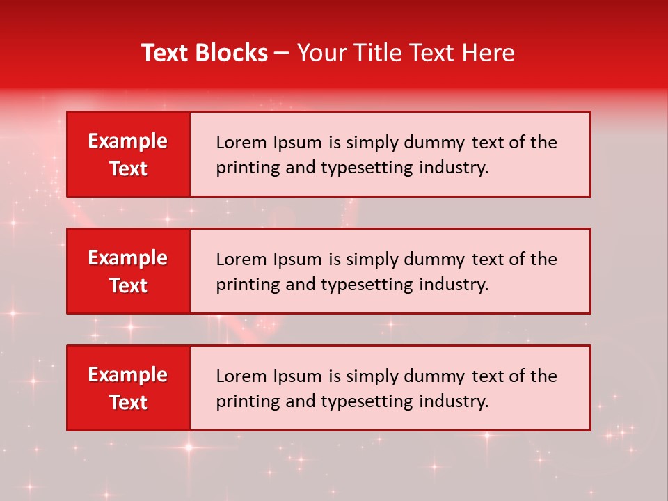 A Red Heart On A Red Background With Stars PowerPoint Template