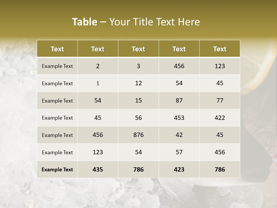 A Fish With A Piece Of Broccoli On Top Of It PowerPoint Template