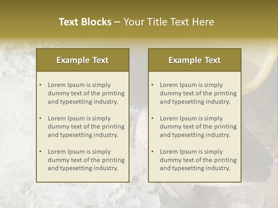 A Fish With A Piece Of Broccoli On Top Of It PowerPoint Template