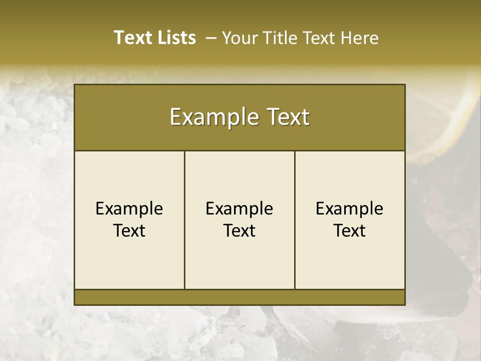 A Fish With A Piece Of Broccoli On Top Of It PowerPoint Template