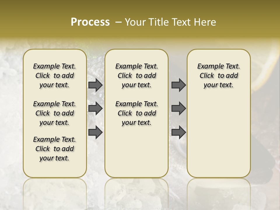 A Fish With A Piece Of Broccoli On Top Of It PowerPoint Template