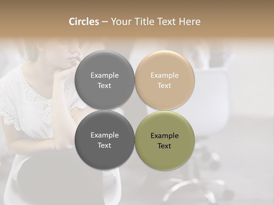 Girl Positive Young PowerPoint Template