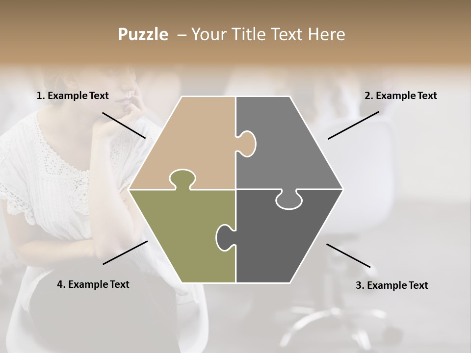 Girl Positive Young PowerPoint Template