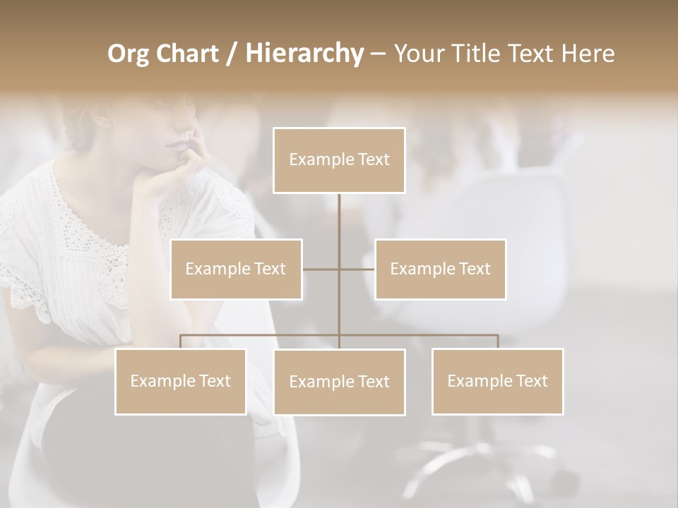 Girl Positive Young PowerPoint Template