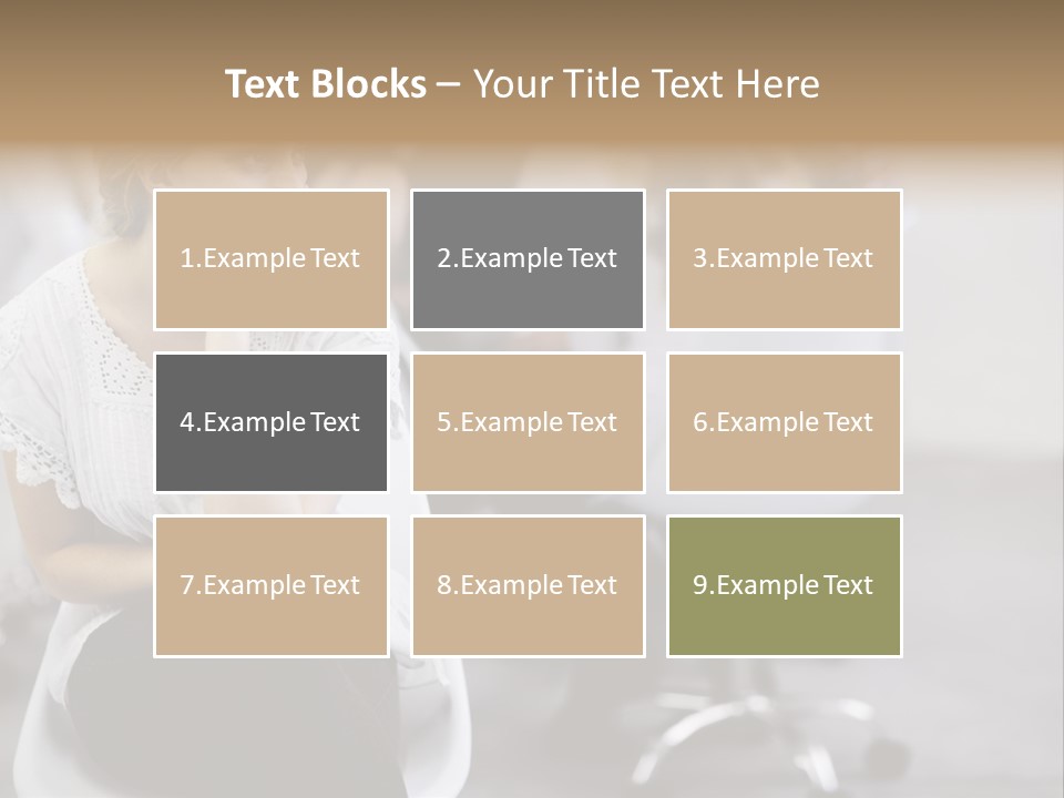 Girl Positive Young PowerPoint Template