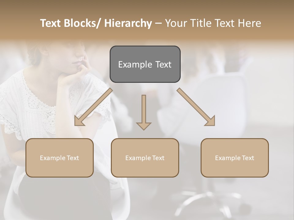 Girl Positive Young PowerPoint Template