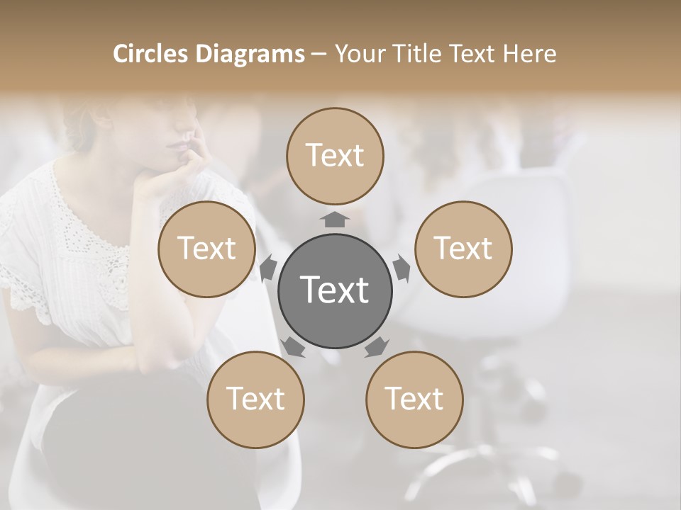 Girl Positive Young PowerPoint Template