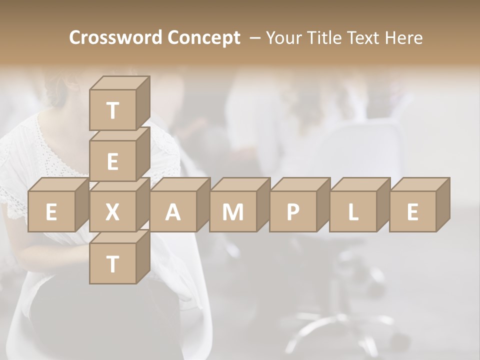 Girl Positive Young PowerPoint Template