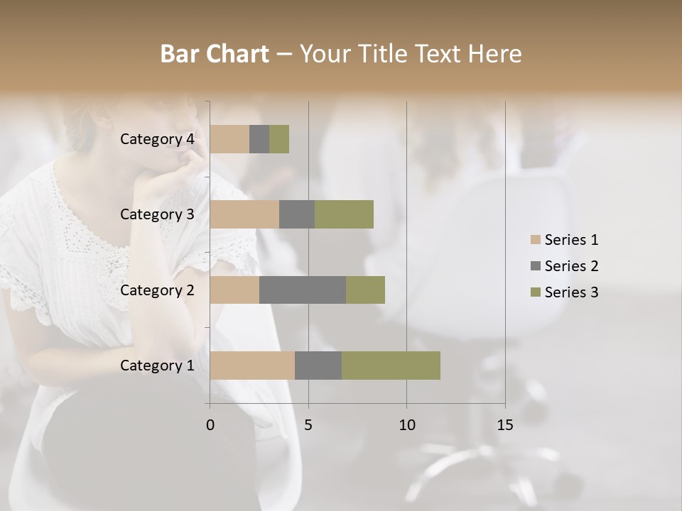 Girl Positive Young PowerPoint Template