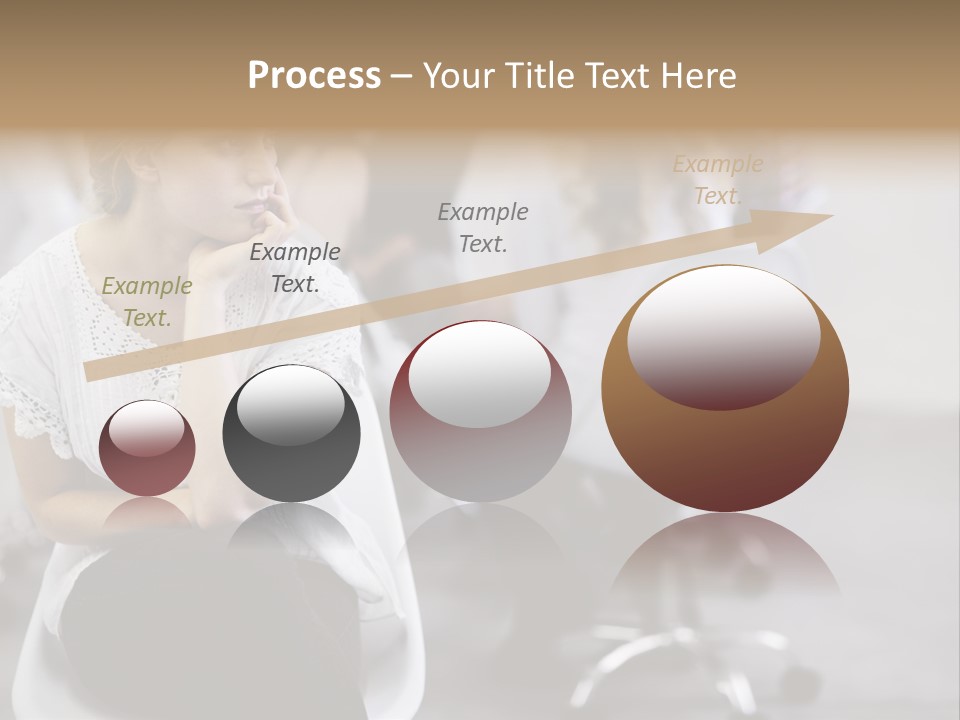 Girl Positive Young PowerPoint Template