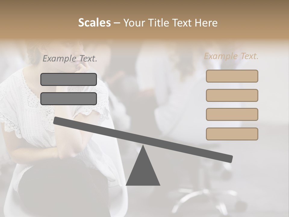 Girl Positive Young PowerPoint Template