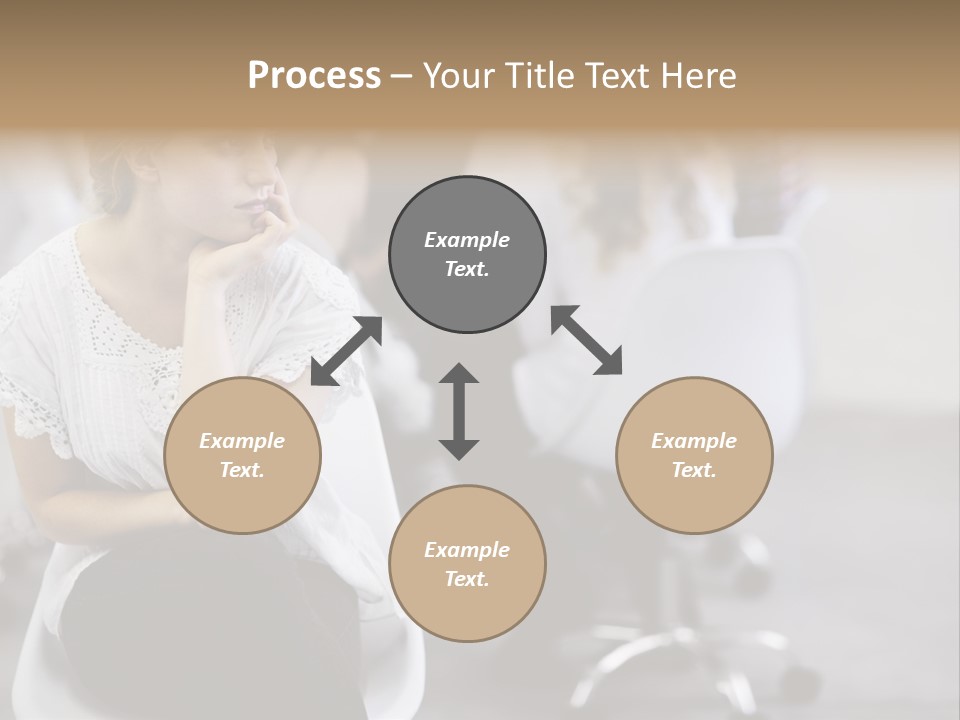 Girl Positive Young PowerPoint Template